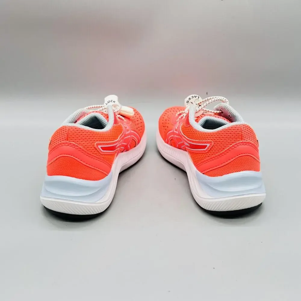 ASICS Shoes Girls 1 Red Mesh Gel-Excite 8 Running Athletic Casual Sneakers
